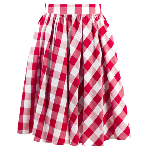 Checked Skirt