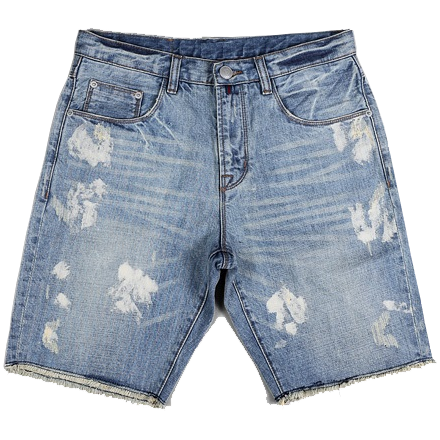 Distressed Jeans Shorts