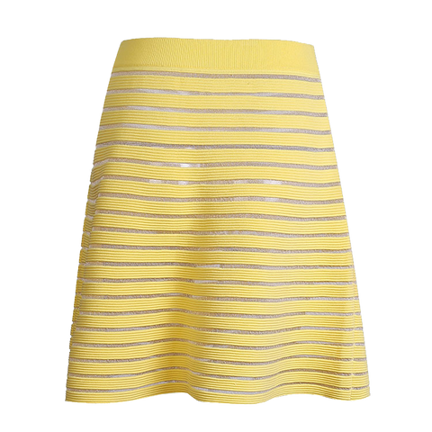 Yellow Short Skirt
