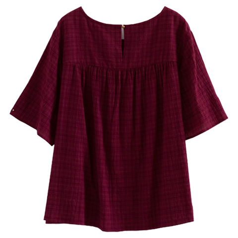 Hollow Maroon Top